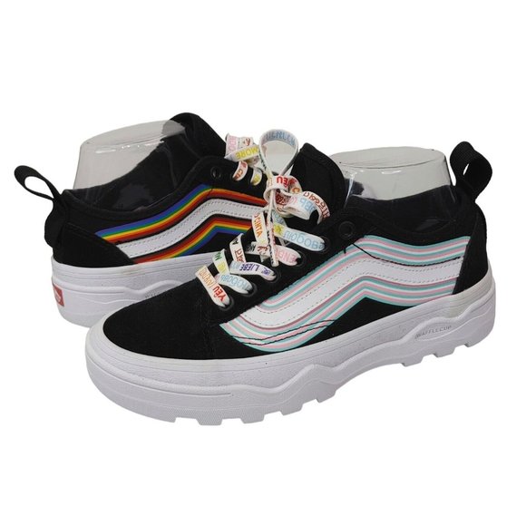 Vans PRIDE Colors Old Skool Sentry Platform Shoes Women's Size 6 - Picture 1 of 12